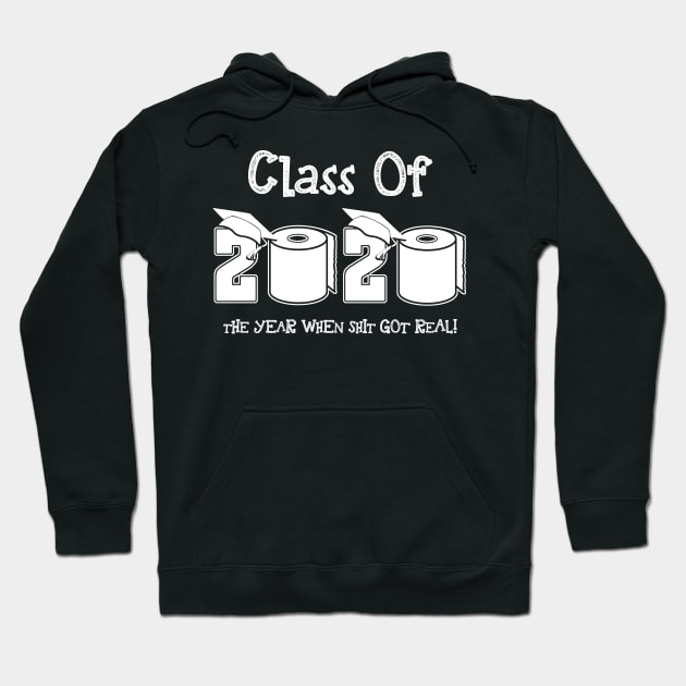 Funny Class Of 2020 Graduating Class In Quarantine School Hoodie by neonatalnurse